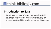 Intro Ezra Small